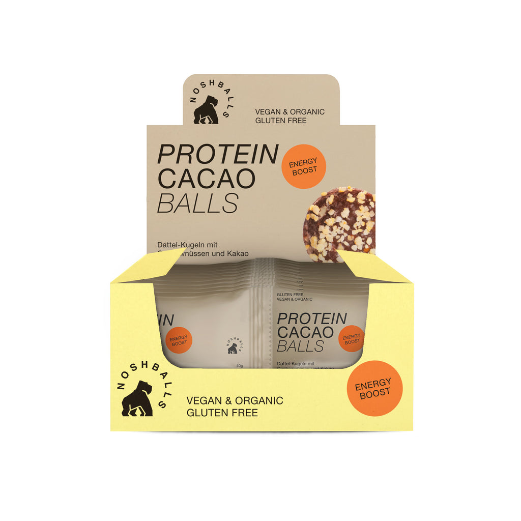 Protein Cacao Box (20 x Packs) @ 2 x 20g NEW! - Noshballs